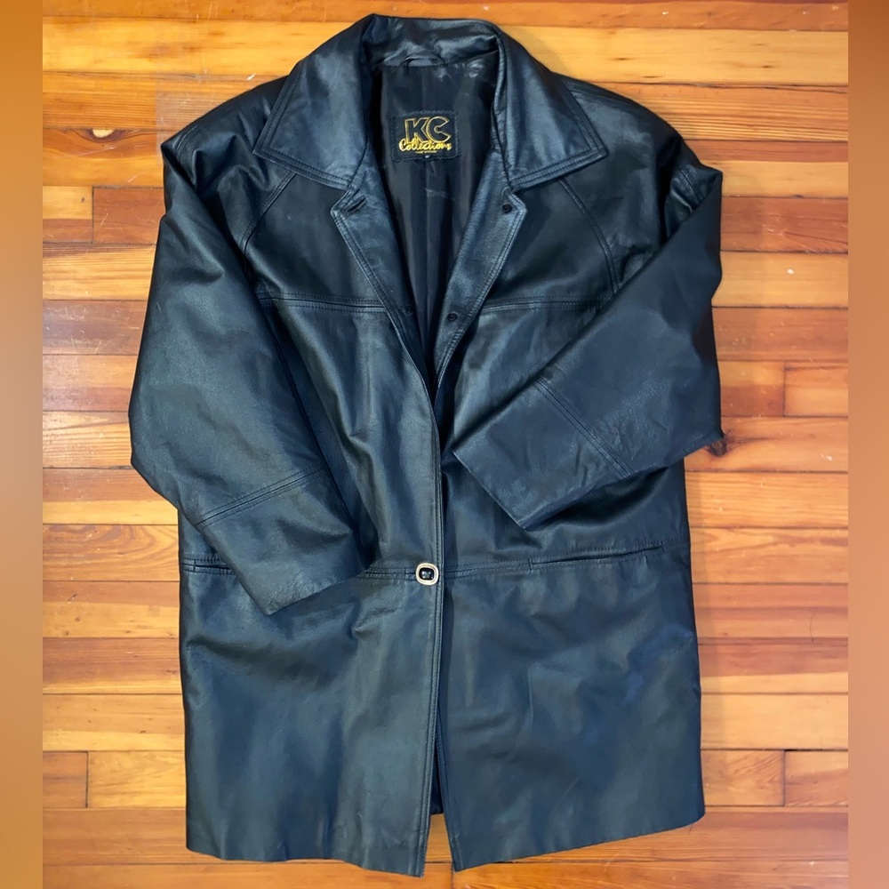 Oversized Pleather Jacket